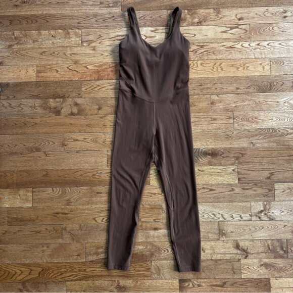lululemon athletica Pants - Lululemon size 6 Align Ribbed Bodysuit 25Roasted Brown